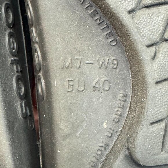 Oofos Ooahh Unisex Black Slide Comfort Sport Recovery Slip On Sandals M7/W9 - Picture 11 of 11